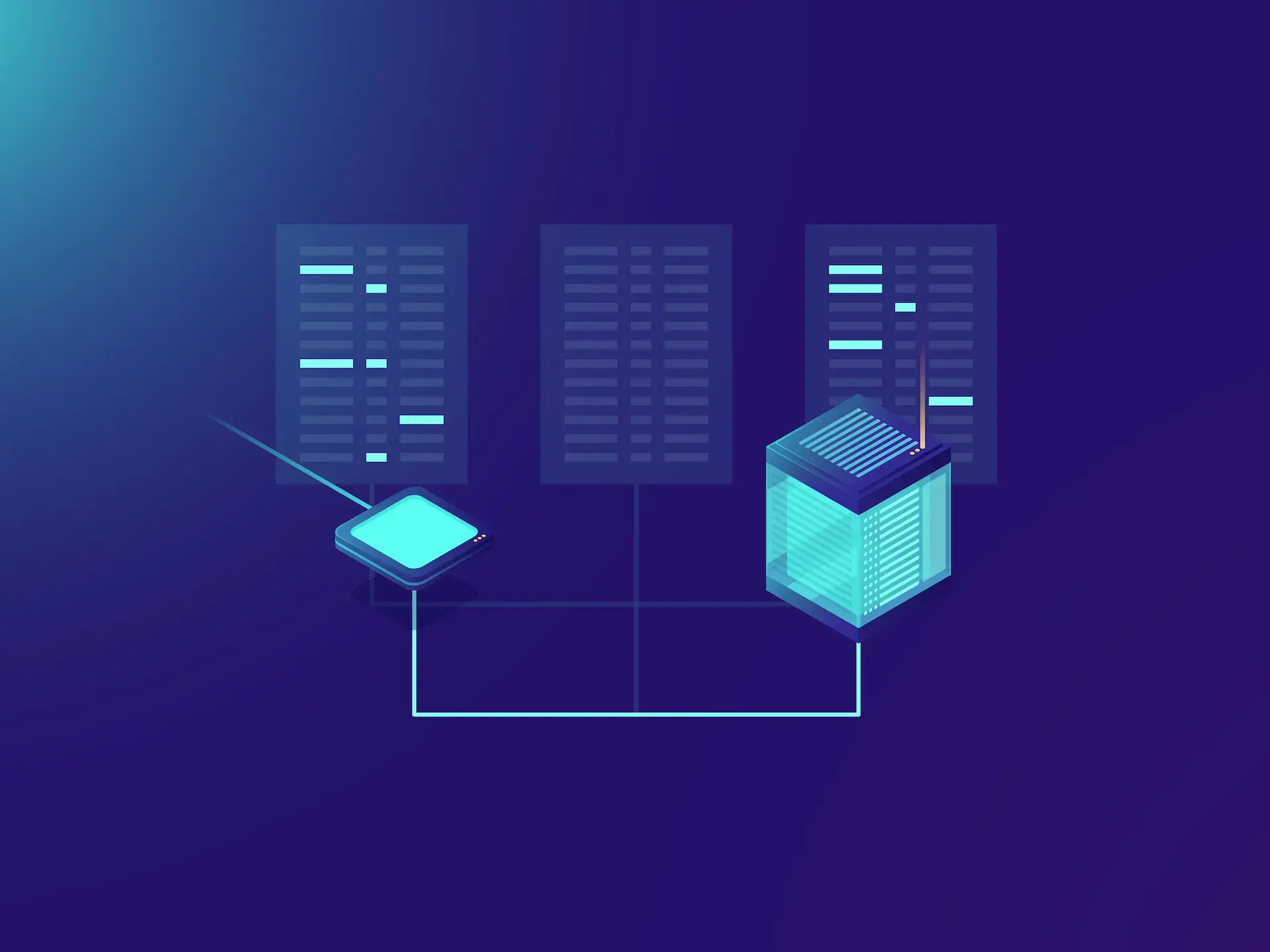 Database Illustration Image