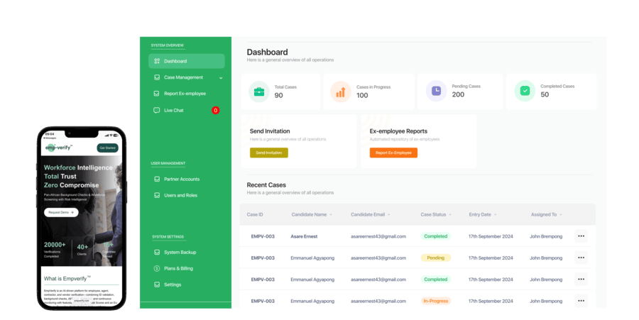 EmpVerify Platform
