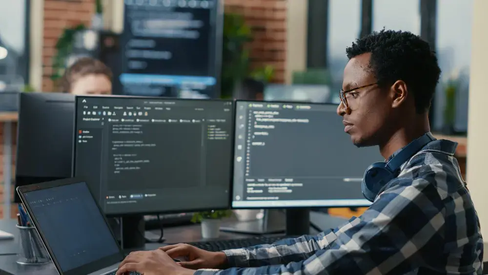 Developer at work